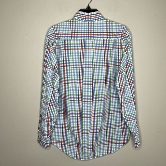 VINEYARD VINES Blue Check Plaid Murray Shirt Button Down Shirt EUC Small S - Picture 5 of 8